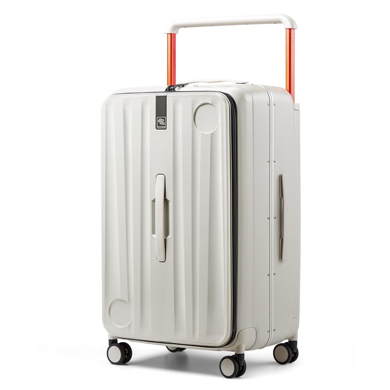 Multifunctional 26 Inch Checked Luggage Hard Shell Suitcases with Wheels Trav...
