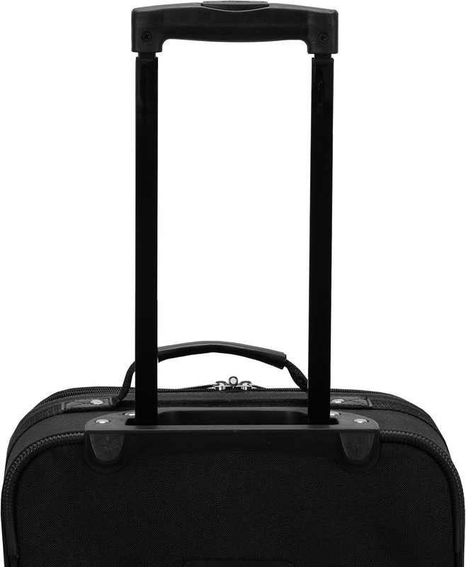 Compact and Durable 2-Piece Softside Luggage Set with Key Lock & Padded Handles gallery