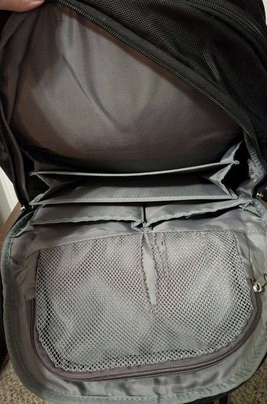 Delsey Large Computer Laptop Backpack for Travel Work Office or School - Black gallery