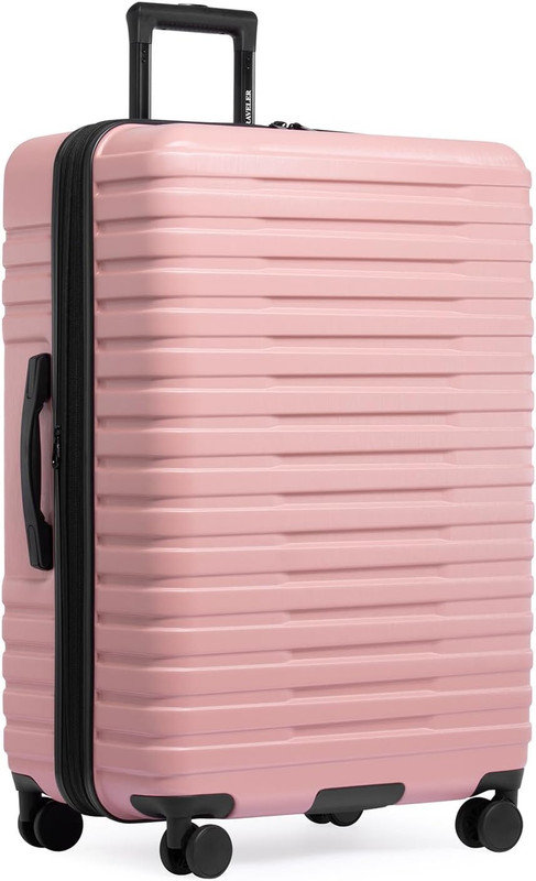 Boren Polycarbonate Hardside Rugged Travel Suitcase Luggage with 8 Spinner Wheel