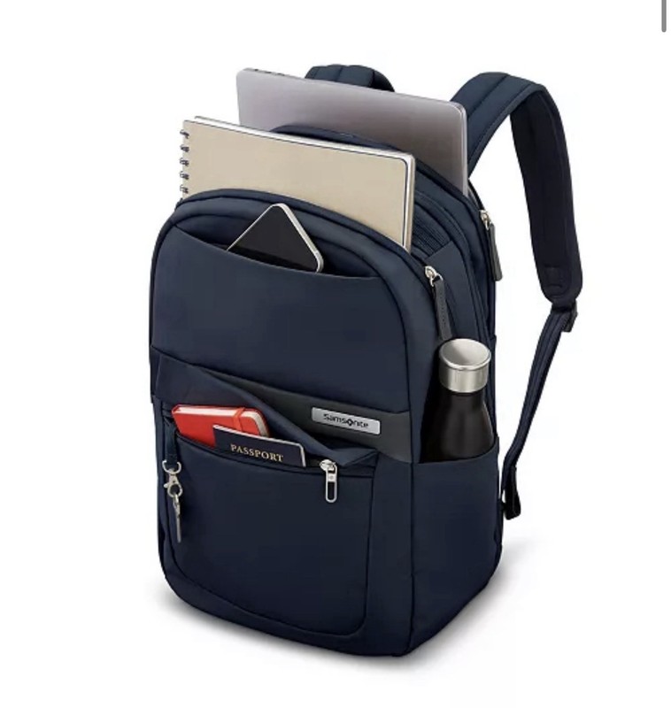 NWT Samsonite Elevation Plus SS Backpack In Midnight Blue gallery