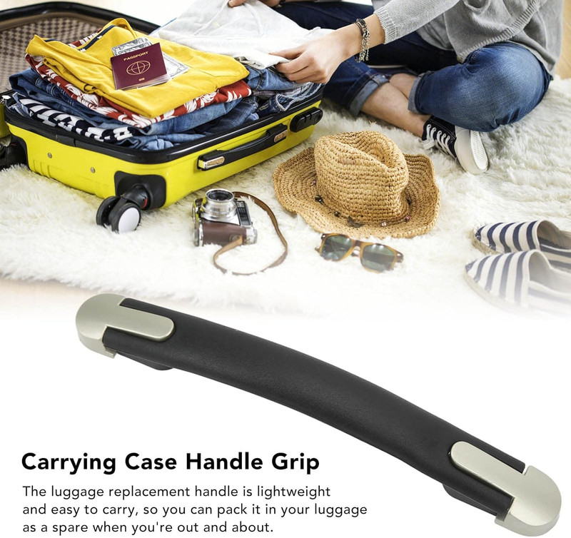 Milltrip 9 Inch Plastic Luggage Handle Replacement, Luggage Case Pull Handle Str gallery