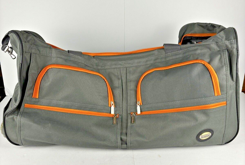 Rockland Luggage 30 Inch Rolling Duffle Charcoal Hardside Expandable gallery