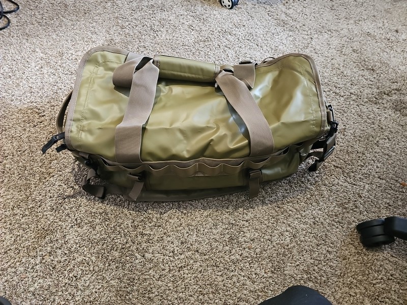 Harley-Davidson Water-Resistant Functional Hybrid Duffel Bag/Backpack - Khaki gallery