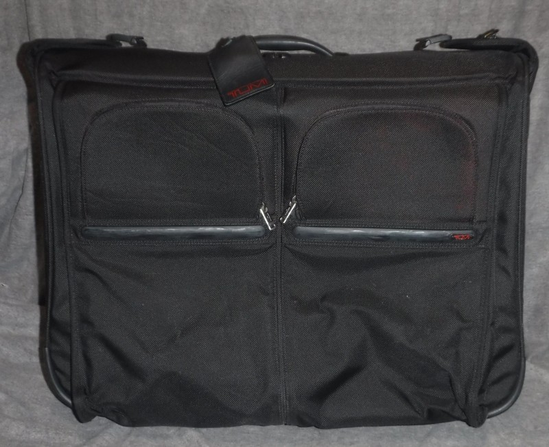 TUMI Alpha G4 Large Wheeled Garment Bag – Black Ballistic Nylon – 22031D4