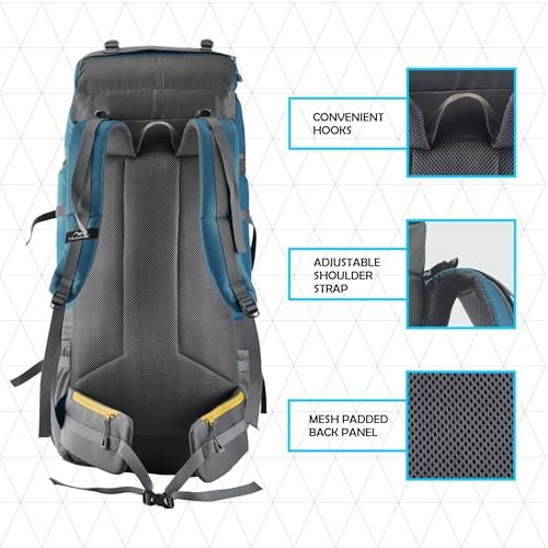 TRAWOC 60 Ltr Blue Rucksack gallery