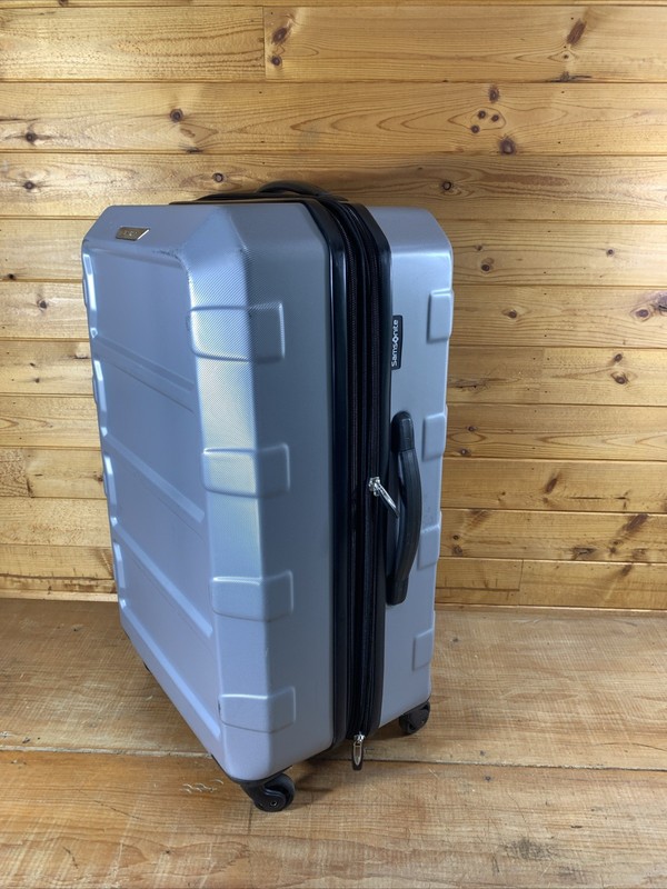 💙Samsonite Hardside Shell Expandable Luggage~Gray~Checked~Large 26" Spinner gallery