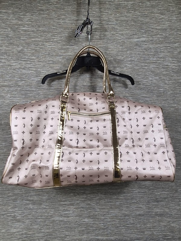 Baby Phat Pink 22″ Duffel Bag Soft Case Travel Carry On Women Gold Luggage