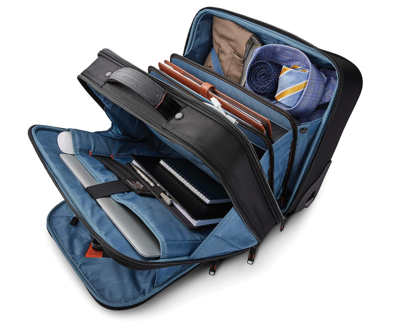 Samsonite Pro Upright Mobile Office, Black, One Size New w/o Tags gallery