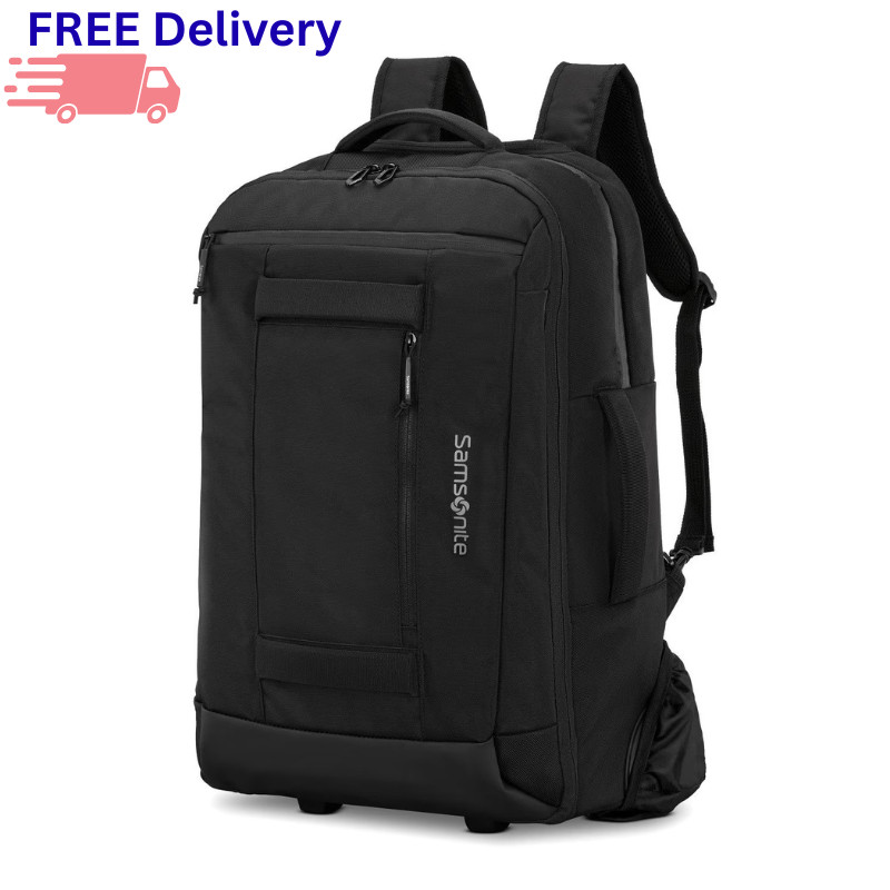 Samsonite Convertible Wheeled Backpack Rolling Laptop Travel Carry-On Bag New gallery