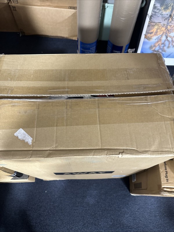 Away Large Checked Luggage Hard Shell Cherry Red Brand New Opened Box gallery