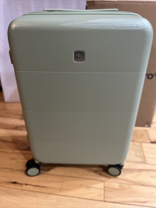 Hanke Carry-on 20 Inch Wide Handle Hard Shell TSA Lock , Green New
