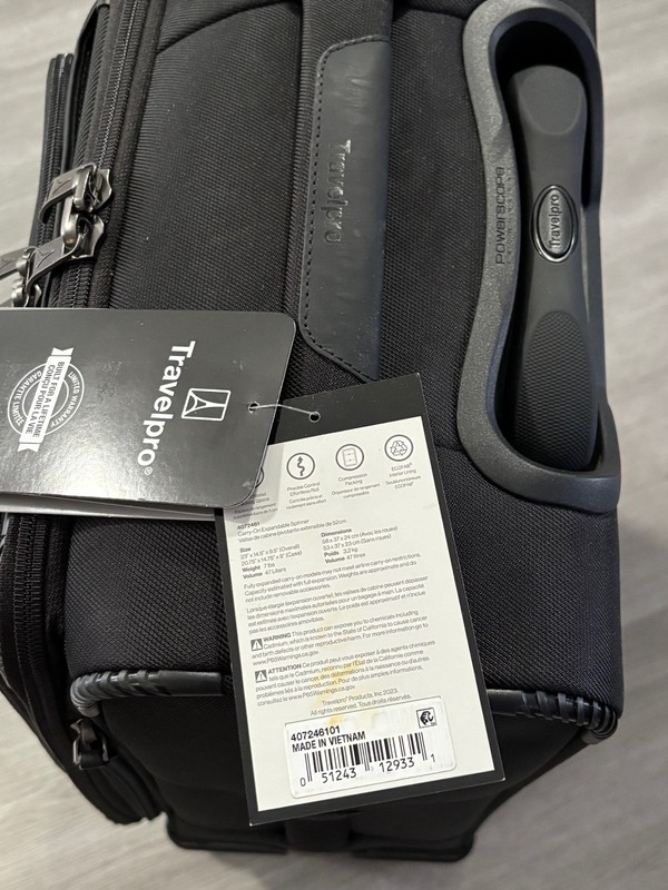 Travelpro Crew Classic Carry-on Expandable Spinner Luggage Color: Black gallery