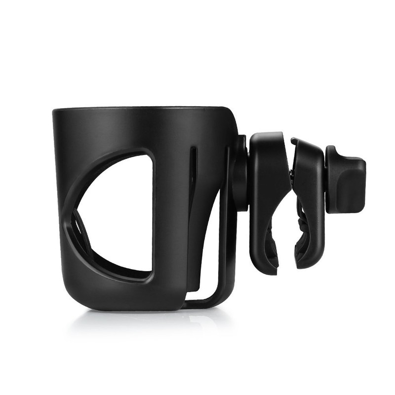 Multi-Functional Stroller Cup Holder with Adjustable Clamp for Various Bottles