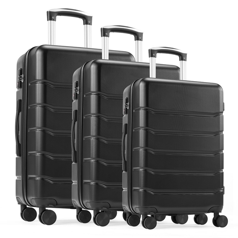 Lightweight ABS Hard Shell Carry-On Luggage w/ TSA Lock & Expandable Design
