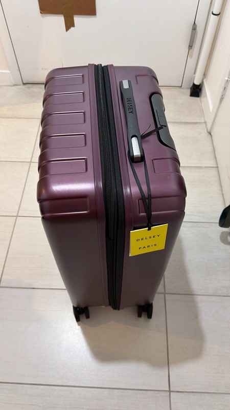 DELSEY Paris Titanium 25” Hardside Expandable Spinner Checked Luggage Suitcase gallery