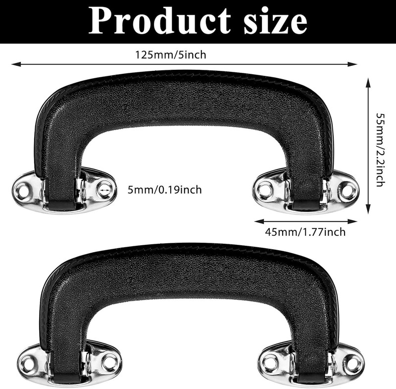 Guitar Case Luggage Handle Replacement 2Pcs Suitcase Pull Plastic Durable Carry gallery