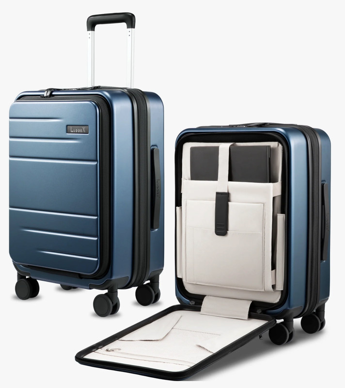Luggex FL 05 Front Open 20″ Carry On Luggage with Laptop Pocket