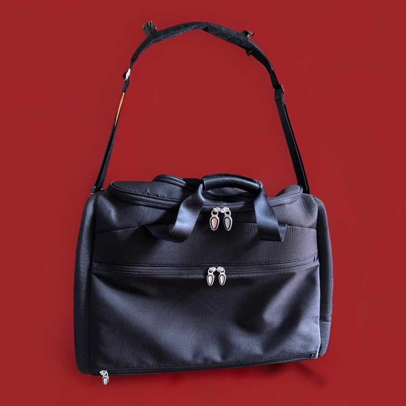 TUMI T3 Factor Black 20” Duffle Bag Carry on Luggage with Shoulder Strap 6421STE