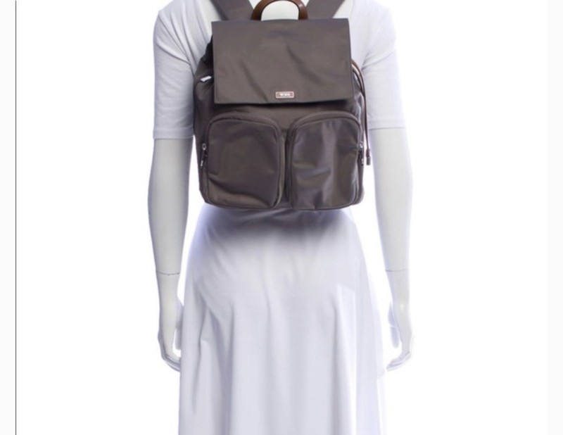 Tumi Drawstring Backpack Nylon Lightweight Travel