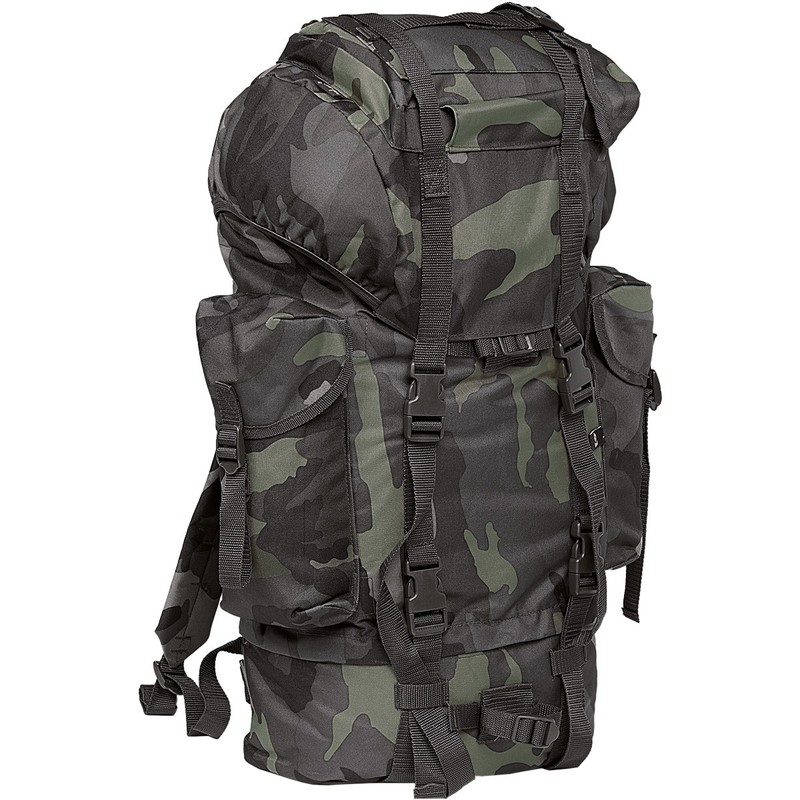 Brandit Bw Military Urban Combat Rucksack Tactical 65L Army Backpack Dark Camo