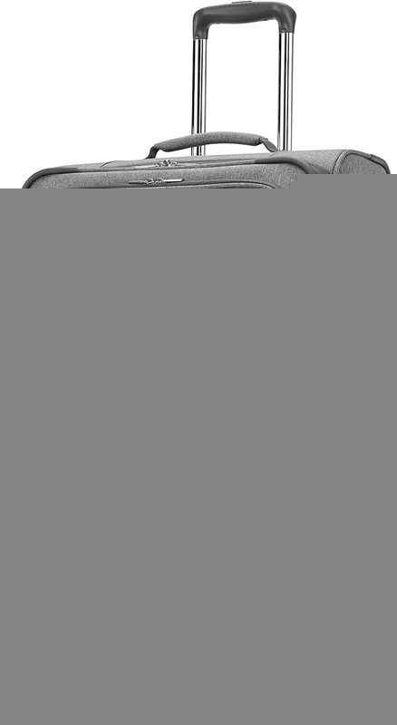 American Tourister Whim Softside Expandable Luggage with Spinners Grey 2PC Set gallery