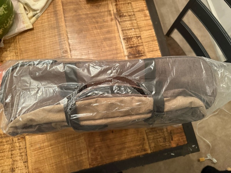 "NEW RARE" Monster Energy Drink Java Brown Rolling Canvas Luggage Suitcase gallery