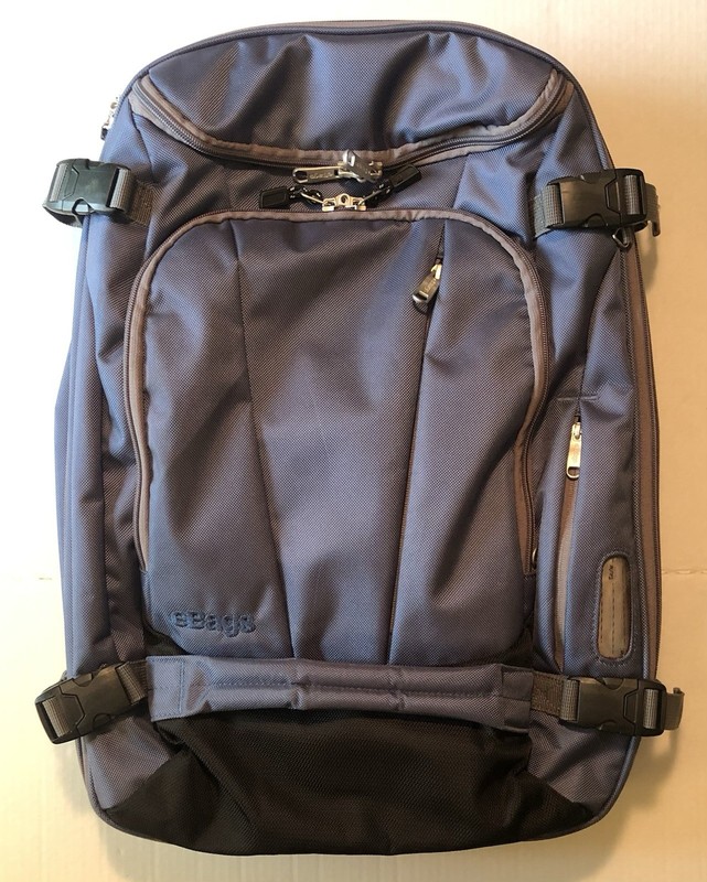 eBag Mother Lode TLS Weekender Convertible Backpack Carry-On Expandable Blue