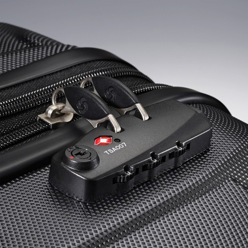 Samsonite Omni Hardside Nested 3pc. Luggage Set, Black w/ 10pc Accessory Kit gallery