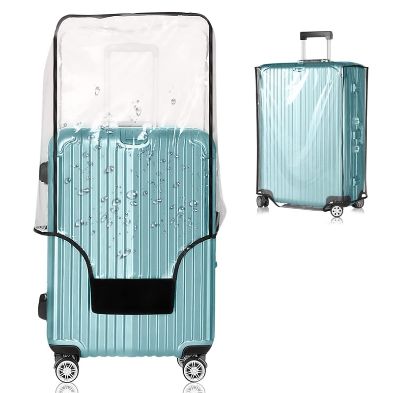 28 Inch – Clear Suitcase Cover 20/22/24/26/28/30 Inch PVC Suitcase Protectors…