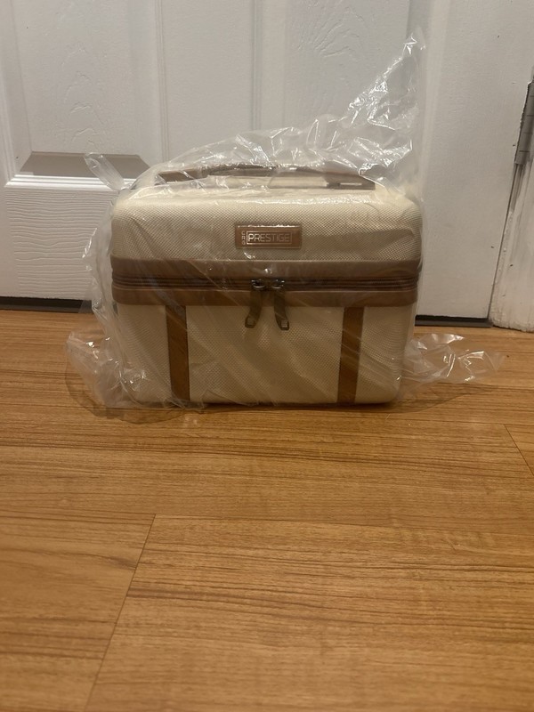 PRESTIGE Beige/Brown Spinner Luggage Set, Solid, Unisex Adult gallery