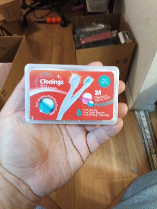 5 pk Mini Disposable Toothbrushes with Toothpaste On The Go – 120 total