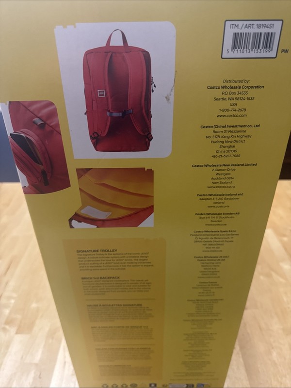 Lego Expandable Carry-on & Backpack Luggage Set (Red) - Brand New gallery