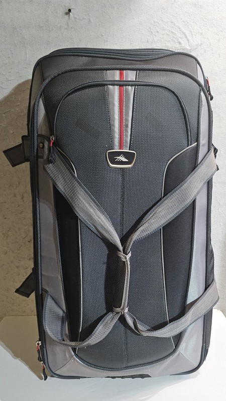High Sierra AT6 Backpack Rolling Wheeled Duffel Bag Expandable Luggage 31″x16″