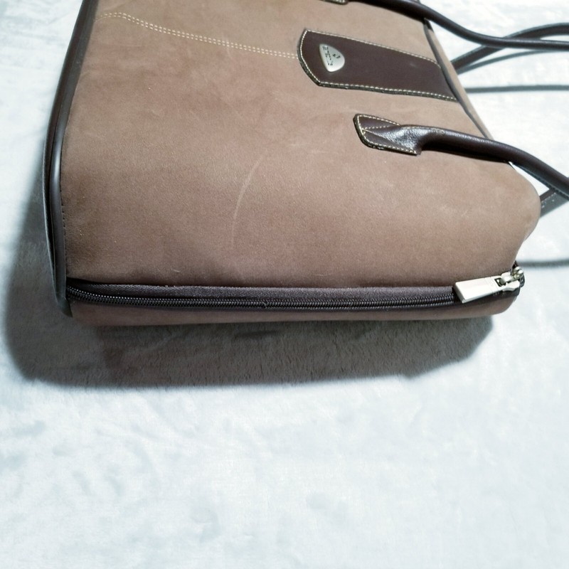 Samsonite Large Brown Microfiber Carry On Travel w Laptop Bag Women 19"x13 gallery