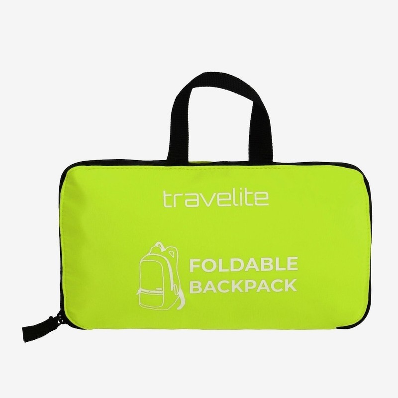 Travelite Foldable Backpack Lightweight Packable Daypack neon Green
