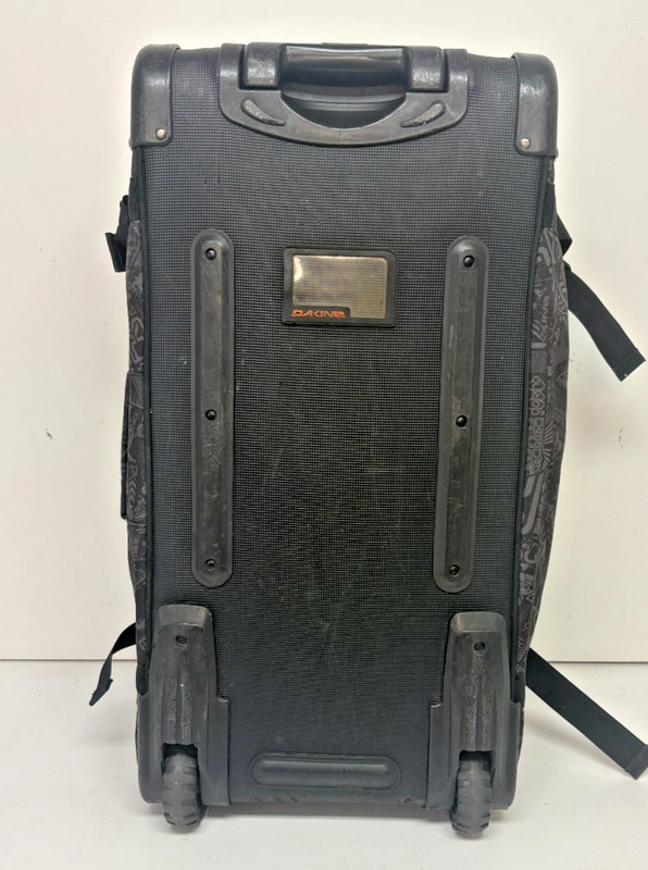 DaKine Split Roller 85-Liter Patterned Gray Travel Rolling Duffel Bag GREAT gallery