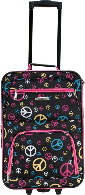Durable Softside Luggage Set with Expandable Design & Telescopic Handle - Peace gallery