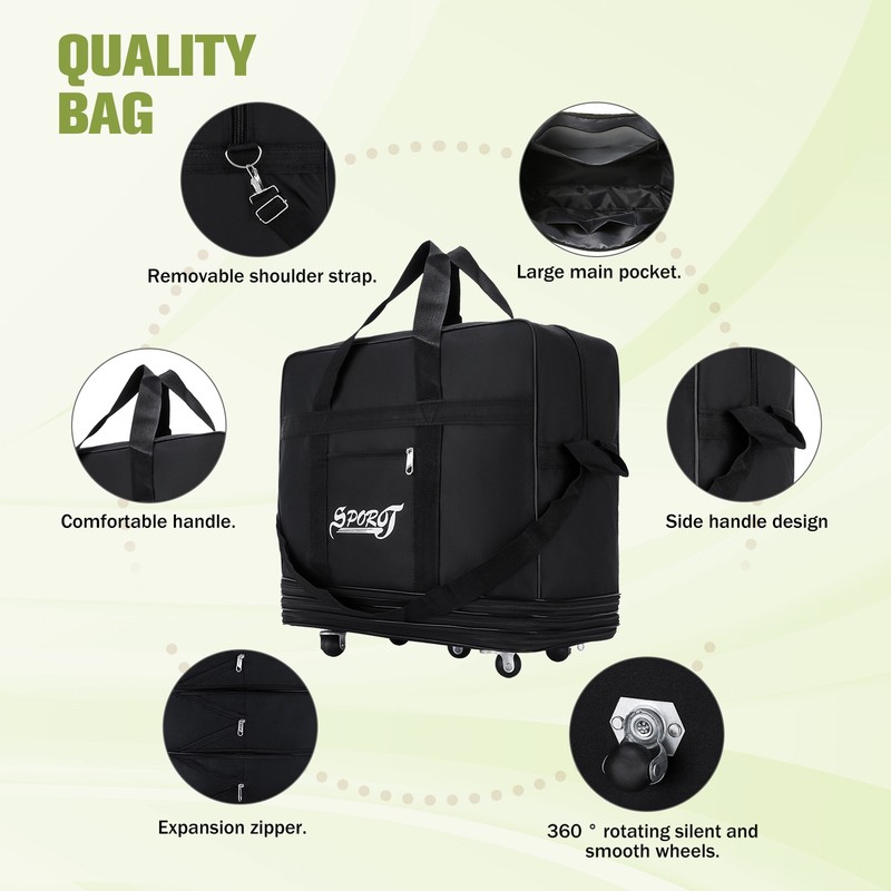 32" 36" Expandable Suitcase Bag 4 Layer Collapsible Rolling Luggage for Travel gallery