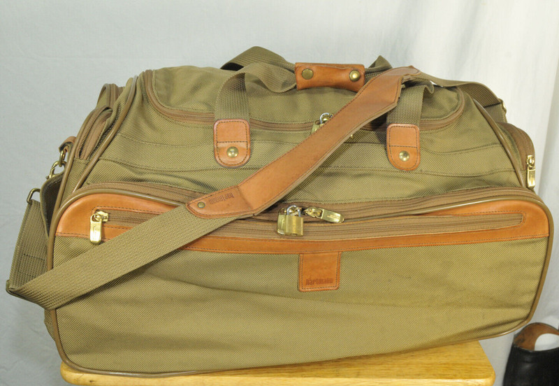 Hartmann Intensity 22 Inch Ballistic Nylon And Belting Leather Trim Duffel Bag