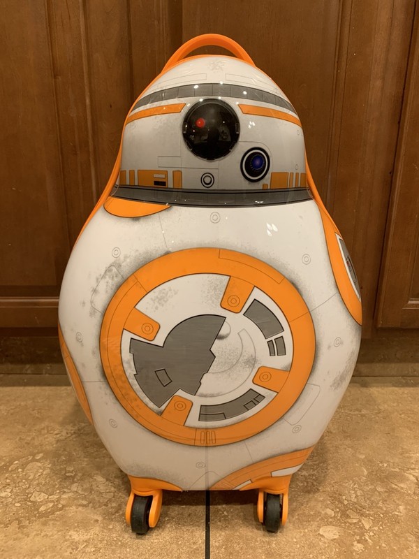 Disney Store Star Wars BB-8 Hard Shell Rolling Luggage Carry-On Suitcase