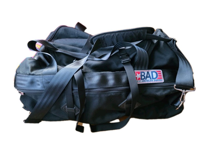USA 250th. Best American Duffle No. 4 Side Pocket. GENTLY USED. Made in America