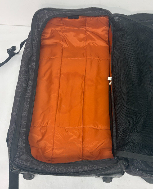DaKine Split Roller 85-Liter Patterned Gray Travel Rolling Duffel Bag GREAT gallery