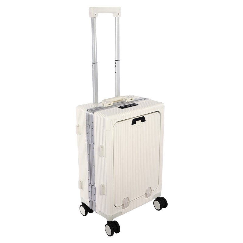 20" Front Opening Suitcase Boarding Cabin Suitcase Trolley Board Case Hard Shell gallery