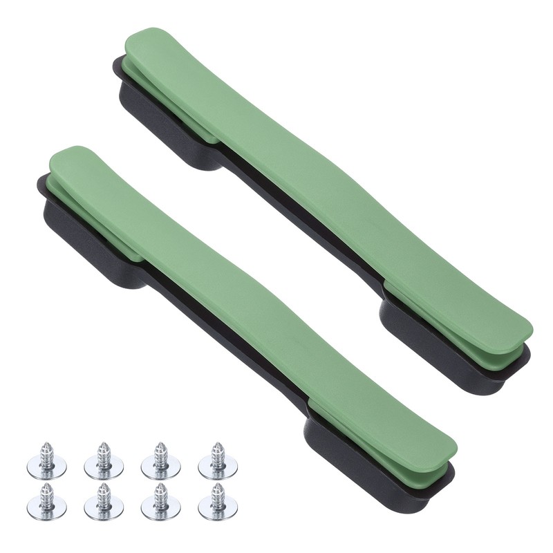 2 Pcs Luggage Handle Replacement with Screws 8.5 Inch Handle, Avocado Green