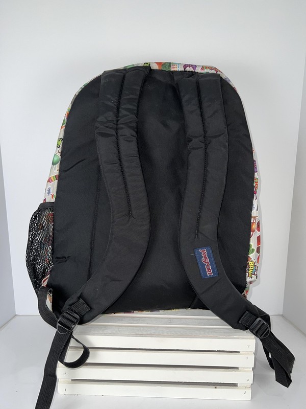 JanSport Backpack Multicolor All Over Print School Bookbag Multi Pocket Zippers gallery