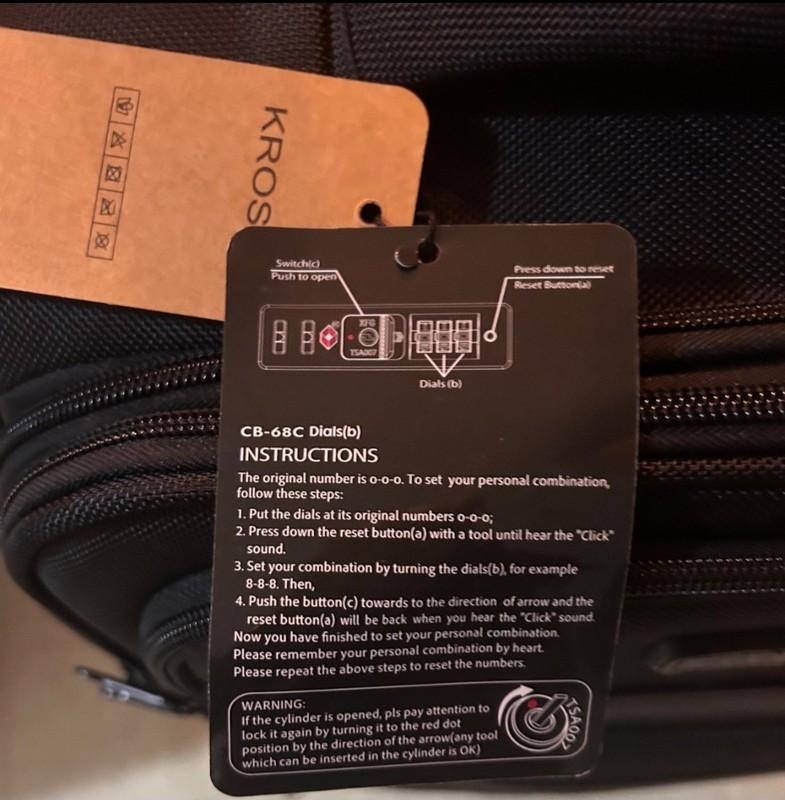 KROSER Carry On Multi-Functional, 22 inch Lightweight Overnight Suitcas gallery