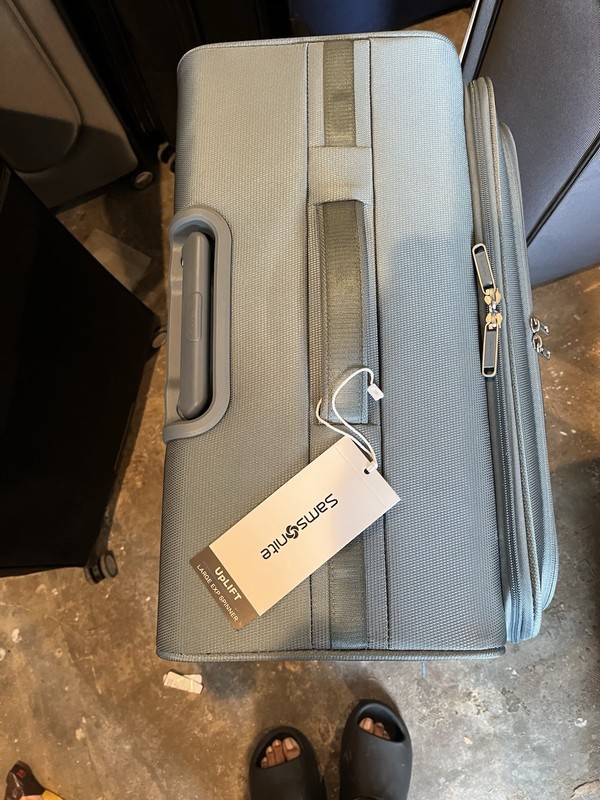 Samsonite Uplift Soft Side Large Spinner Element Blue Suitcase gallery