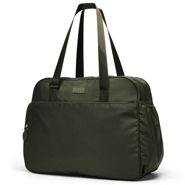 ELLE LUGGAGE WAYFARER 40L MONOGRAM WEEKENDER TOTE BAG - OLIVE GREEN