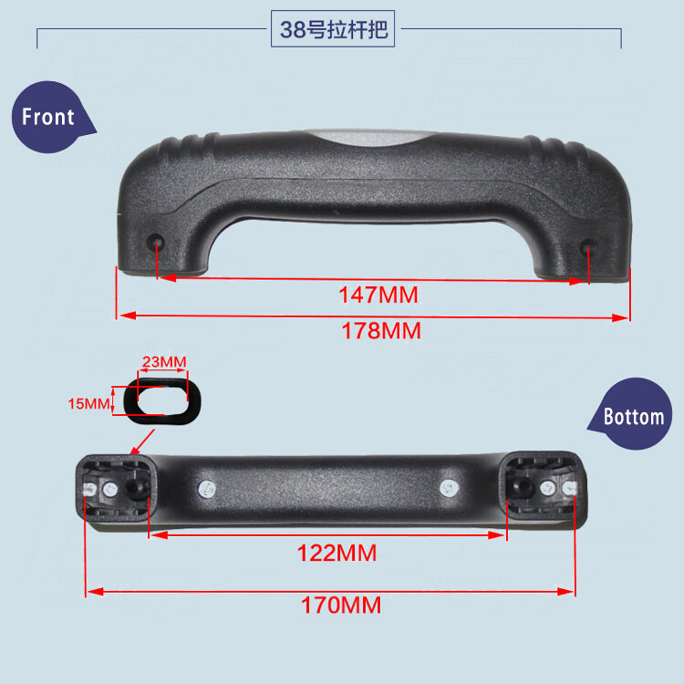 Luggage Handle Pull Handle Replacement for Luggage Suitcase Repair Parts